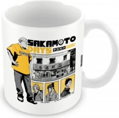 Produktbild von Tasse Sakamoto Days - Yellow, Black & White