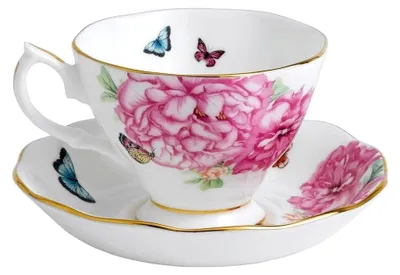 Produktbild von Kaffee- und Teetasse mit Unterteller 'Friendship'