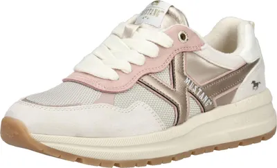 Zdjęcie produktu dla Mustang Women Low Sneaker Low Top 26M0702002 creme