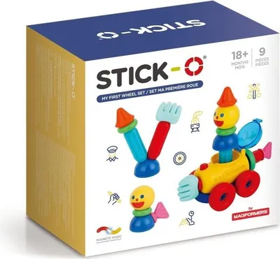 Immagine prodotto di Magformers Stick-O Il mio primo set con ruote