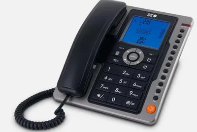 Produktbild von SPC OfficePro Desk Phone with Large Illuminated Display Battery Operated Schwarz