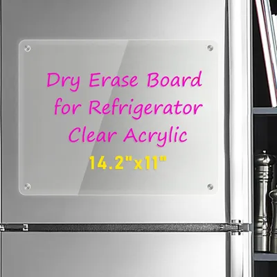 Obrázek produktu pro Magnetická suchá tabule na lednici, rozměry 36 x 28 cm