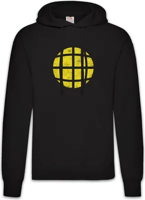 Produktbild von Urban Backwoods Captain Planet, Herren Hoodie, Farbe: Schwarz, Größe: 3XL