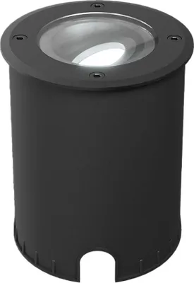 Produktbild von hoftronic LED-Bodeneinbaustrahler 5W 6500K IP67 Schwarz schwenkbar dimmbar