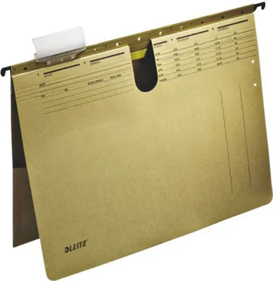 Produktbild von Leitz ALPHA, Braun, A4, Pappe, Polypropylene, DIN 821
