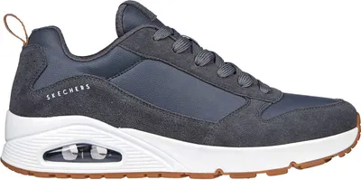 A side view of a single Skechers sneaker.