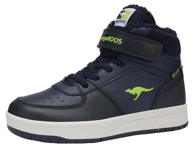 Produktbild von Kangaroos Uni Kinder K-cp Bound Mid Ev Sneaker, Dk Navy Lime, 36 EU