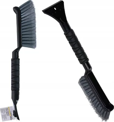 Zdjęcie produktu dla Dunlop Skrobaczka Do Szyb Ze Szczotką Usuwania Lodu Śniegu Zmiotka 40.5cm