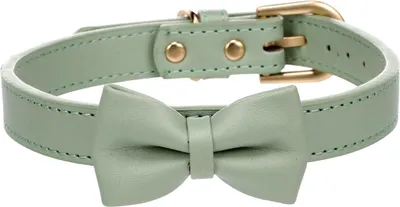 Image de Collier Flamingo avec noeud Nela vert menthe, taille : M