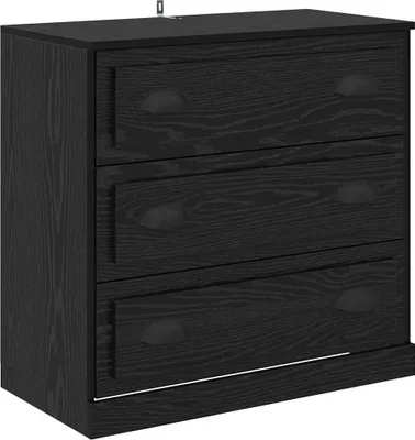 Image de Buffet Chêne noir 70 x 35,5 x 67,5 cm Bois d'ingénierie