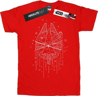 Image de Star Wars - T-shirt "Millennium Delivery" pour homme BI46660 (XL) (Rouge)