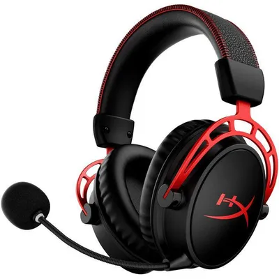 Image de Casque Gamer Sans Fil - HyperX Cloud Alpha - pour PC - Noir & Rouge