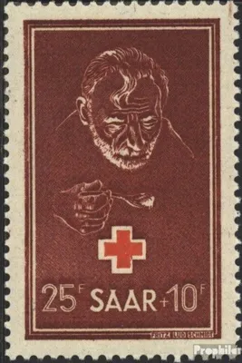 Produktbild von Briefmarken Saarland 1950 Mi 292 (kompl.Ausg.) postfrisch Rotes Kreuz