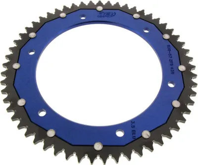 Obrázek produktu pro Korunka ZF 57 zubů rozteč 428 modrá černá dvojitá pro Yamaha