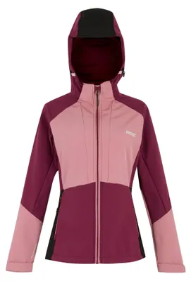 Produktbild von Regatta - "Desoto" Softshelljacke für Damen RG12993 (34 DE) (Dunkel-Orange/Graurosa/Schwarz)
