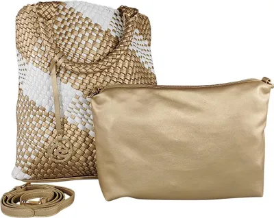 Image de Accessoires pour femmes Damen, sacs, couleur or, style décontracté