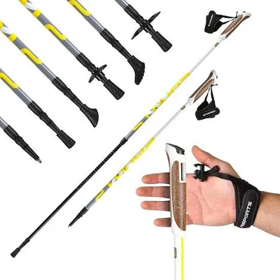 Produktbild von Famanu Nordic Walking Stock - Leicht, stabil und ergonomisch