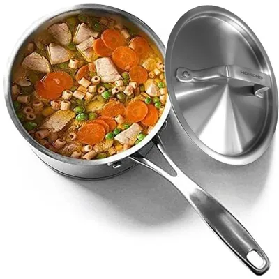 Produktbild von Stielkasserolle mit Deckel, matt poliert, , Edelstahl, 16 cm, 1,7 L