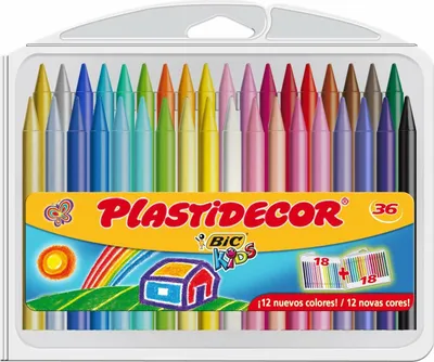 Obrázek produktu pro Barevné tužky Plastidecor, 36 kusů