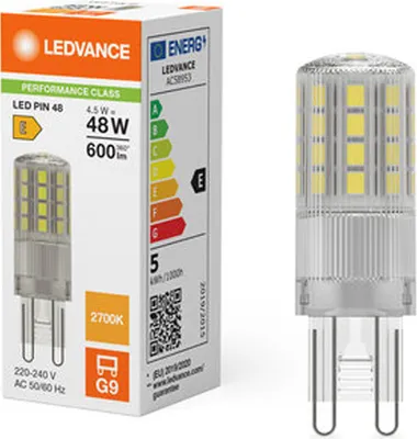 Produktbild von Ledvance LED PIN G9 P 4.5W 827 Clear G9