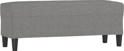 Immagine prodotto di Panca Grigio Scuro 100x35x41 cm in Tessuto