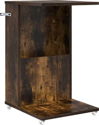 Produktbild von Möbel Sofatisch/Beistelltische - elegante Design - Geräucherte Eiche 40 x 35 x 60 cm Holzwerkstoff - für Wohnzimmer, Eingang CLORIS5204236