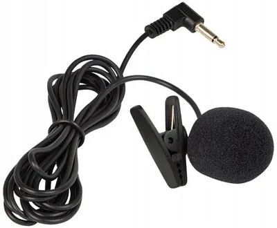 Image de Microphone pour autoradio. Prise jack 3,5 mm. Clip