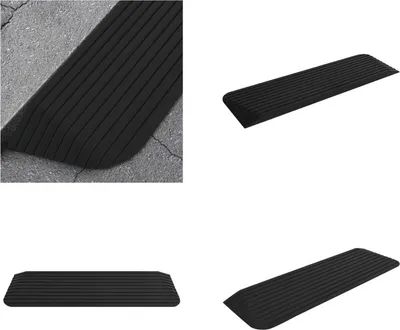 Obrázek produktu pro vidaXL Nájezdová rampa 110x32x3,8 cm guma - Nájezdová rampa - Nájezdové rampy - Silniční nájezdy - Silniční nájezdy