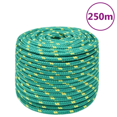 Zdjęcie produktu dla Vidaxl -Bootseil 14 mm 250 m Polypropylengrün