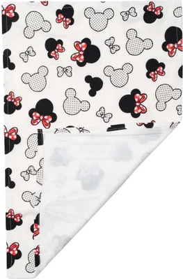 Produktbild von Wasserdichte Unterlage/Flanellwindel mit Wickelfolie - Minnie Mouse Rot