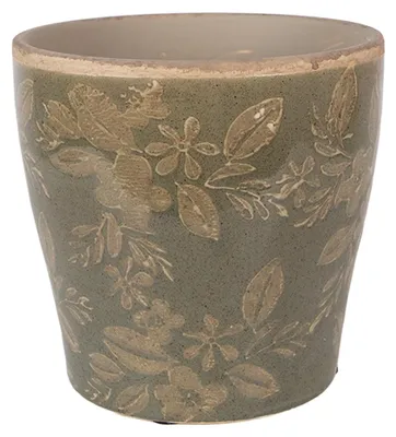 Obrázok produktu pre Kvetináč Clayre & Eef Ø 14x13 cm zelená keramika