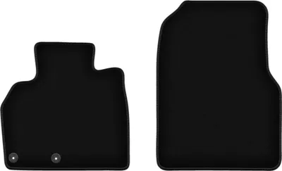 Image de Wielganizator Tapis avant de sol velours sur-mesure pour Renault Espace IV (2002-2012, 7 personnes) noir, jeu 2 pièces, fixations