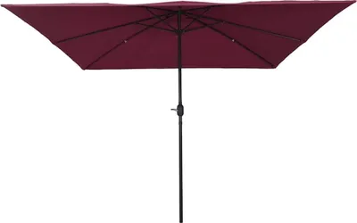 Produktbild von vidaXL Garten-Sonnenschirm Bordeauxrot 295 x 295 x 245 cm