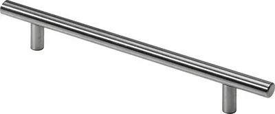 Image de Poignée de meuble Hettich en acier inoxydable 220 mm mat - 1 pièce