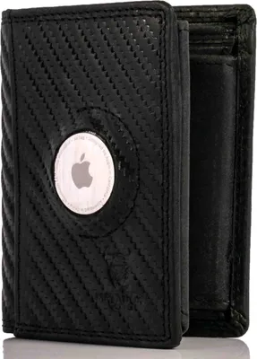 Produktbild von MATADOR Leder Geldbörse Herren AirTag Fach RFID Carbon Schwarz