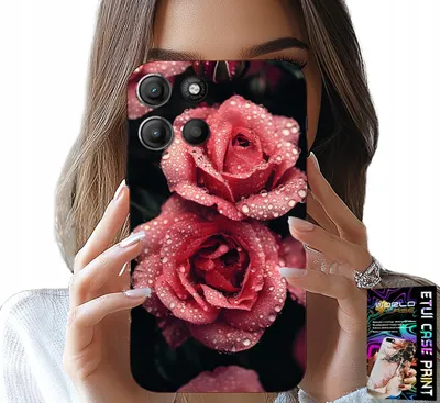 Obrázek produktu pro Pouzdro pro Motorola Edge 60 Fusion - Krásné růžové růže, květinové vzory, pouzdro