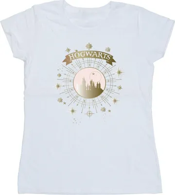 Produktbild von Harry Potter - "Hogwarts" T-Shirt für Damen BI24146 (S) (Weiß)