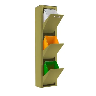 Immagine prodotto di DON HIERRO - CUBEK - Cestino per rifiuti / sistema di separazione dei rifiuti 60L - 3x20L