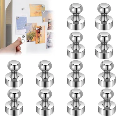 12 Stück Starke Magnetische Neodym-Magnete für Magnettafel