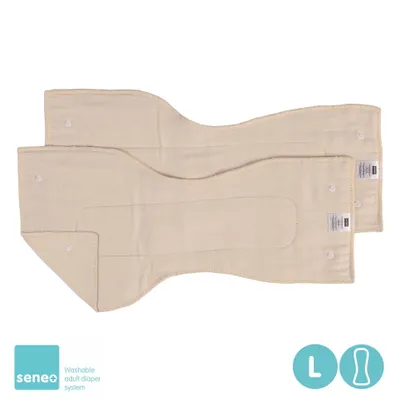 Produktbild von Anatomisch geformte Einlegesohlen SENEO Twill, Größe L, 2 Stk