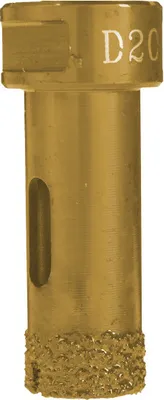 Produktbild von Profi Fliesenbohrkrone Vakuum M14 Trocken Ø 20 mm / NL 45 mm