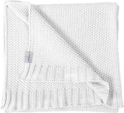 Obrázok produktu pre BabyMatex Bavlnen detsk deka 75x100 Tullu biela TKTU75-01