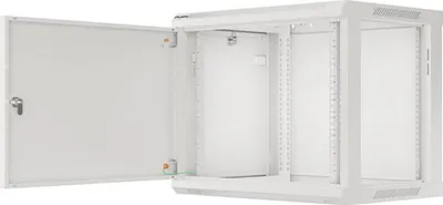 Imagen del producto de Lanberg WF01-6409-00S Lanberg Rack Wandschrank 19" 9U/600X450 Metalltür grau