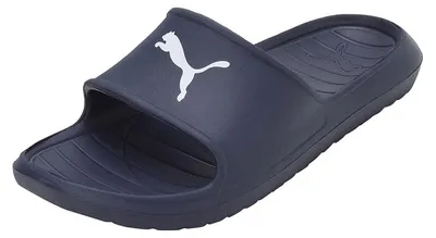 Produktbild von PUMA Uni Divecat Adult Slide Sandal, V2 Lite Cat Peacoat White, 46 EU