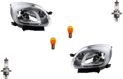 Immagine prodotto di Johns, fari anteriori alogeni adatti per Fiat Panda 312 12-20 set di lampadine L R 51843645 0000051843645 51843644 0000051843644