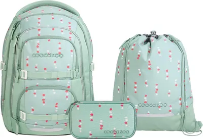 Produktbild von Coocazoo Porter Dancing Dots Schulrucksack Set 3tlg.