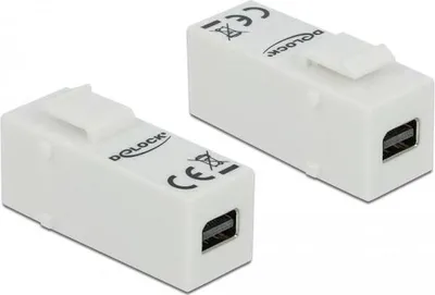 Image de DELOCK Module Keystone mini DisplayPort femelle > mini DisplayPort femelle