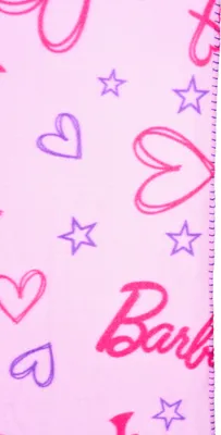 Produktbild von Barbie Fleece Decke 100 x 150 cm