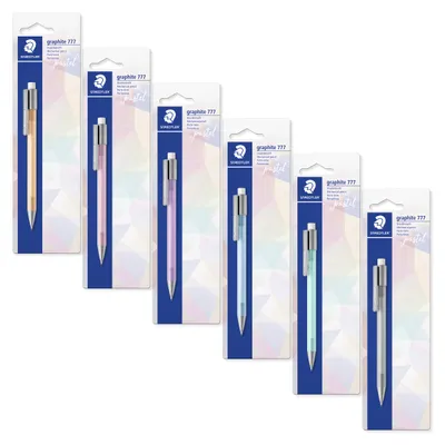 Produktbild von STAEDTLER graphite 777 Druckbleistift Blisterkarte, 0.5 mm, pastell