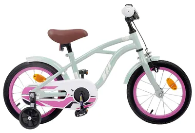 Produktbild von vidaXL Kinderfahrrad 16 Zoll für 4-6 Jahre alt Hellgrün